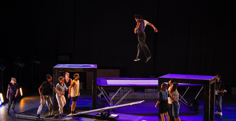 "Salto", spectacle de cirque à l'Entracte à Sablé-sur-Sarthe