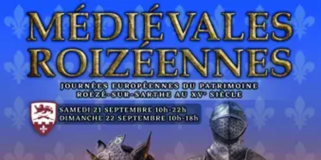 Les Médiévales roizéennes, pour les Journées du patrimoine, à Roëzé-sur-Sarthe