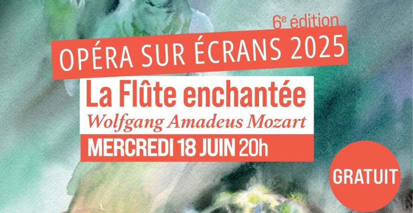 Opéra sur écrans "La flûte enchantée" de Mozart, à la Micro-Folie de Sablé-sur-Sarthe