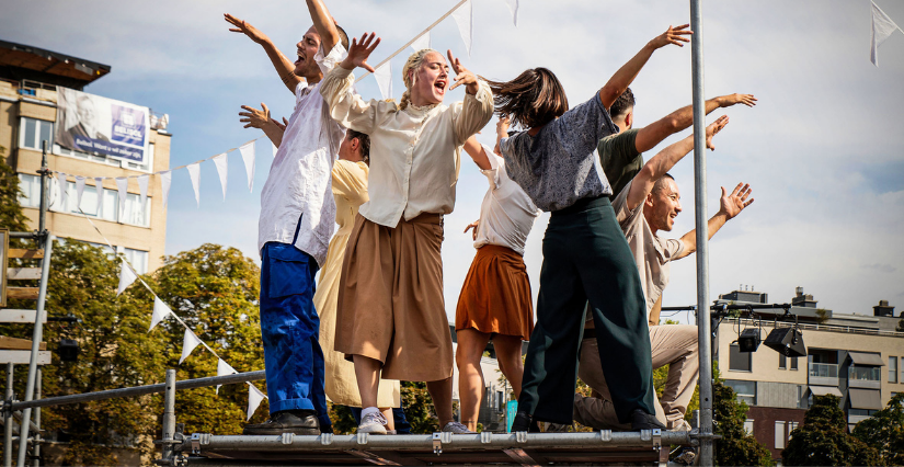 "Mirage (un jour de fête)", spectacle aux Quinconces au Mans