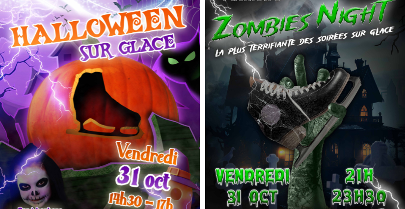 Halloween sur glace à la patinoire City Glace au Mans