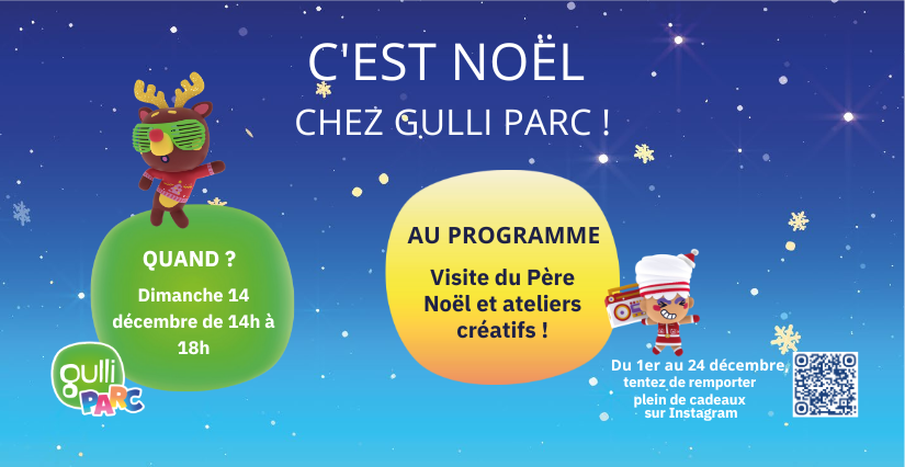 Journée de Noël à Gulli Parc au Mans
