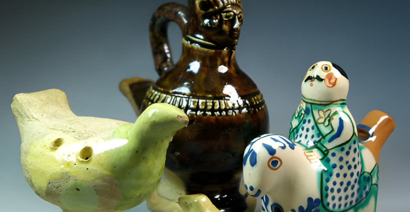 Exposition "De terre et de souffle, Sifflets en argile de Sarthe et d'Europe" au Musée de la Faïence et de la Céramique