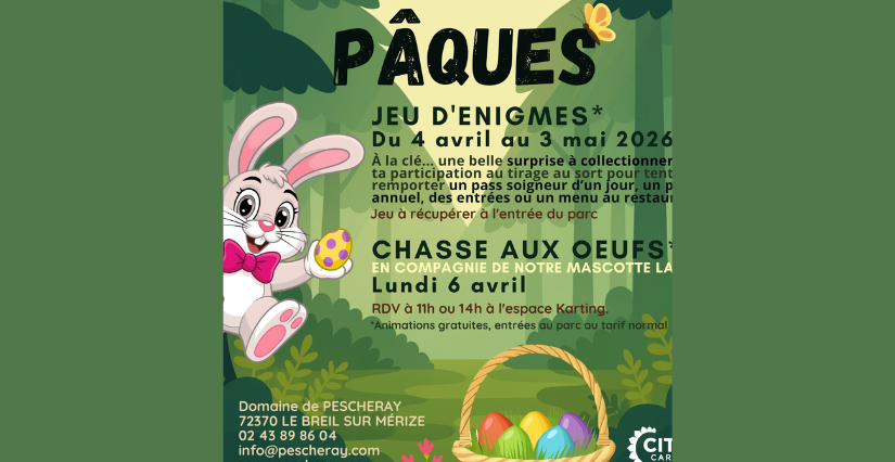 Fêtez Pâques au Domaine de Pescheray !