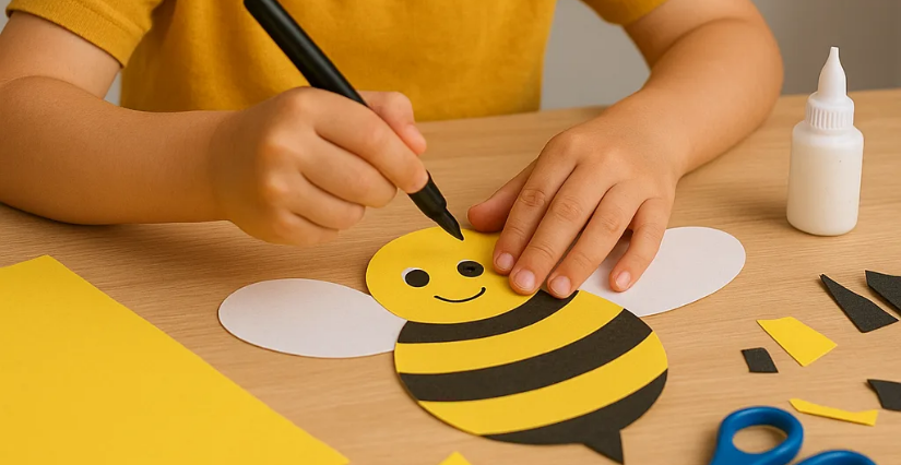 Atelier "Pas bête l'abeille", à Carnuta, la Maison de l'Homme et de la forêt