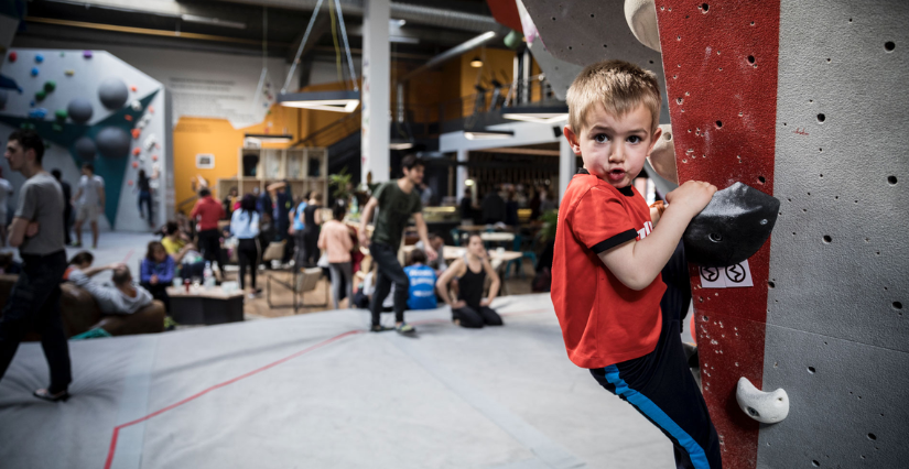 Stages d'escalade à la journée pour les 4/5 ans ans avec Vertical'Art au Mans
